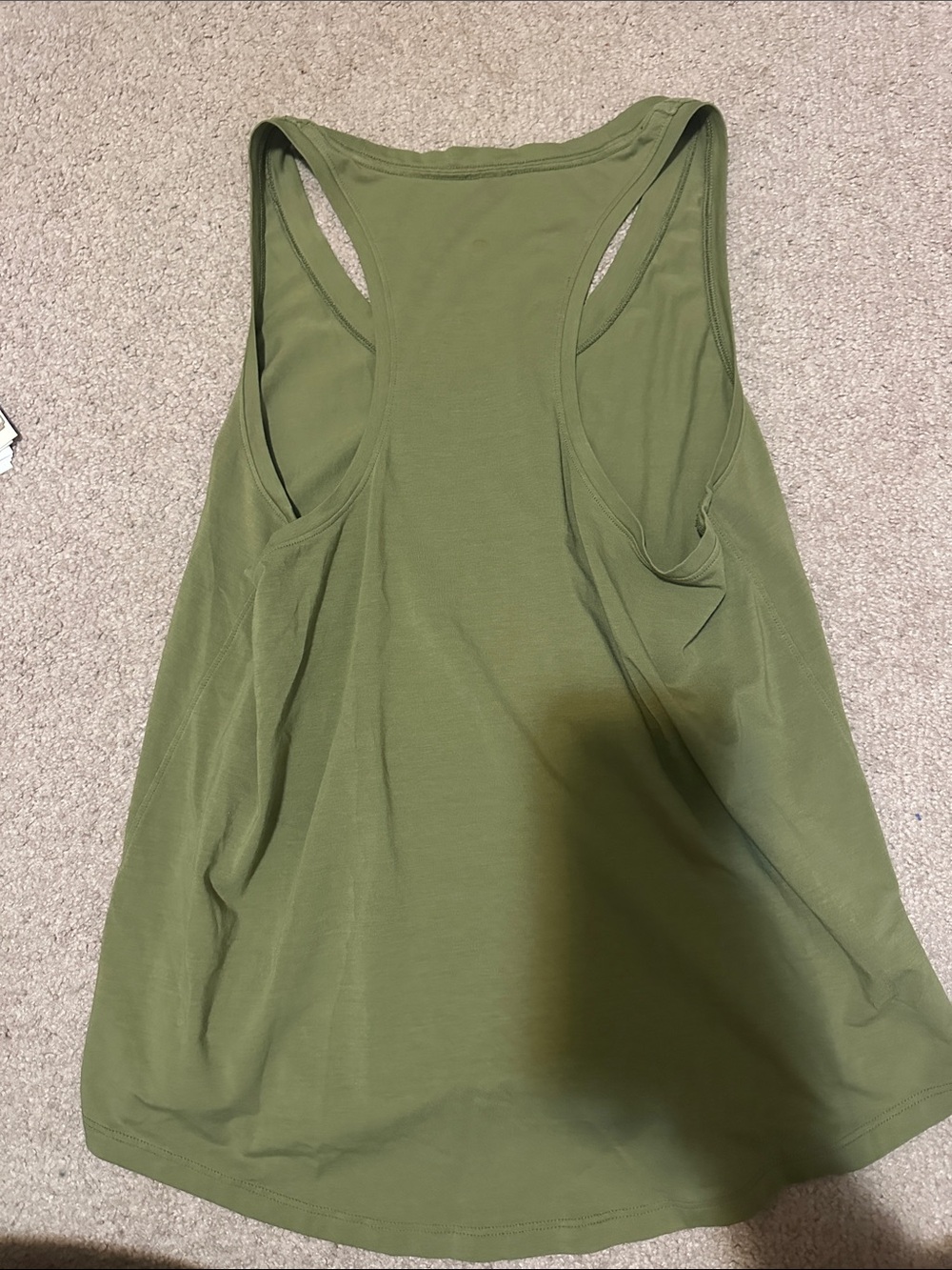 Lululemon Sculpt Tank Top - Olive Green